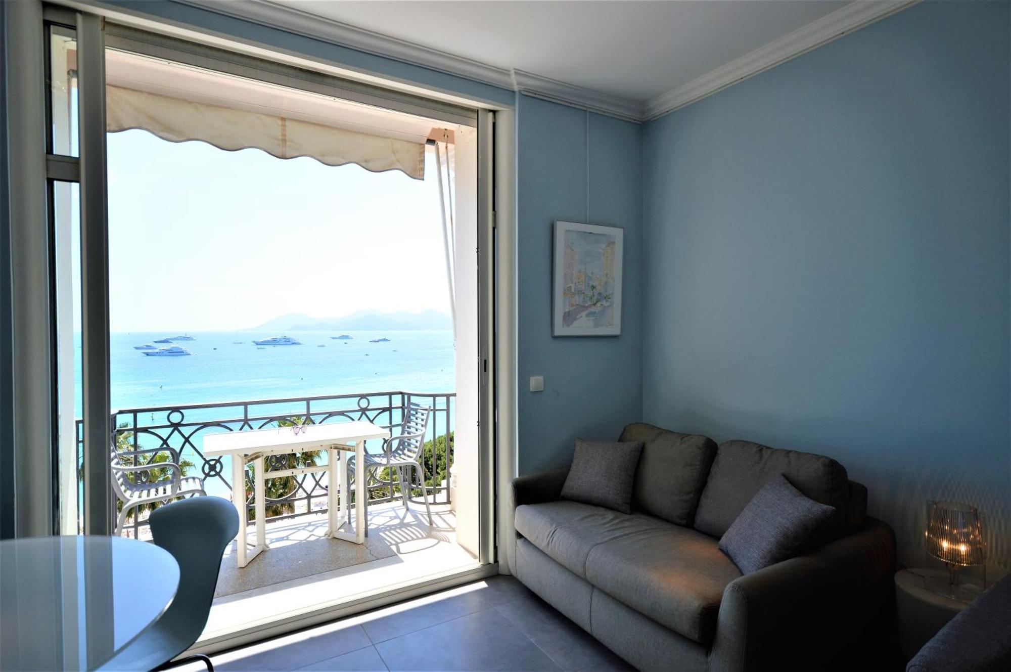 Palais Miramar - Suite Blue Room - Vue Mer -Croisette Emplacement Unique - 20M Plage - Wifi - Clim Канни Екстер'єр фото